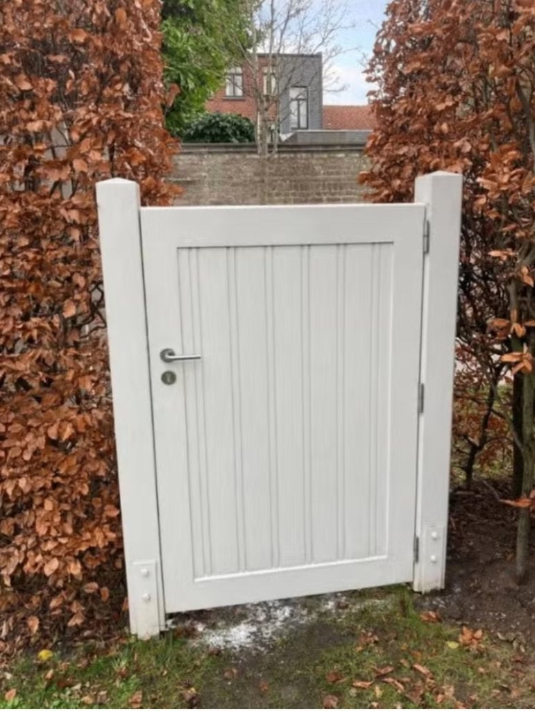 Exclusieve Padouk Tuinpoort – Massief Hardhout, Ophalen, Gebruikt