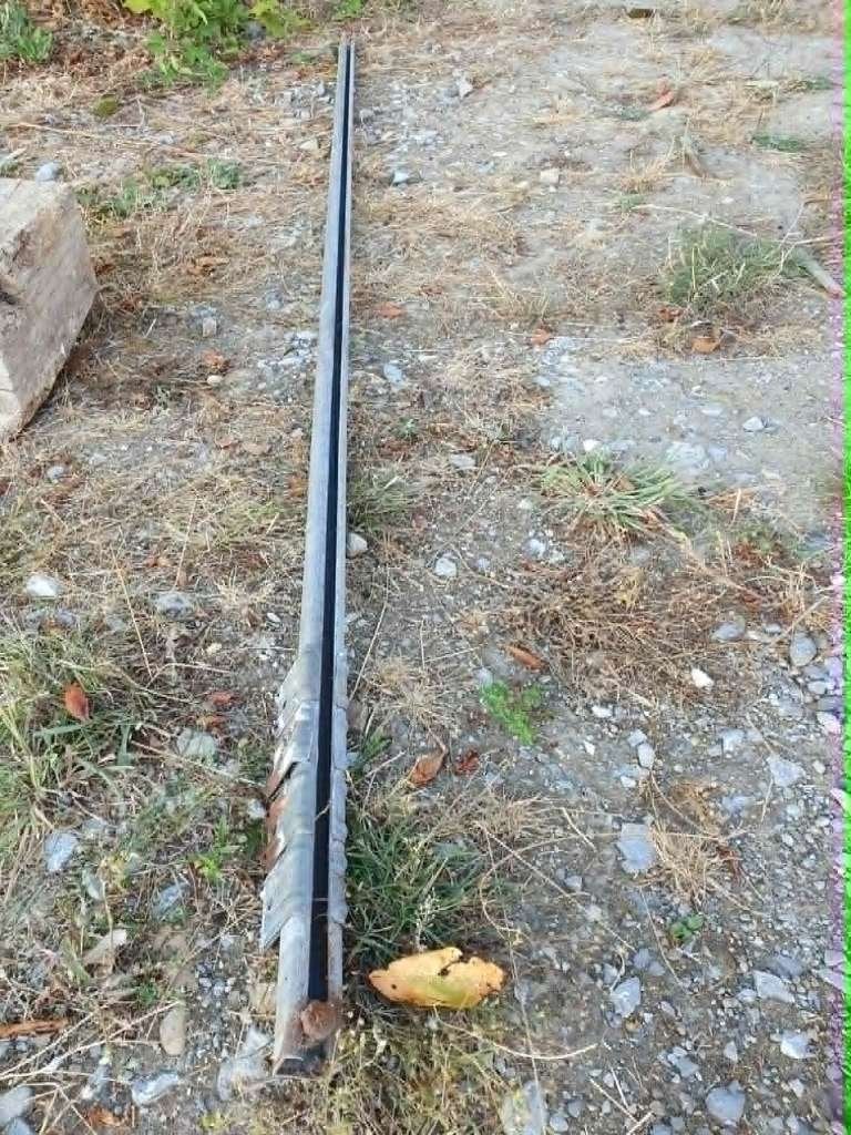 Rail coulissant pour portes, Enlèvement ou Envoi, Utilisé, Acier, Porte coulissante