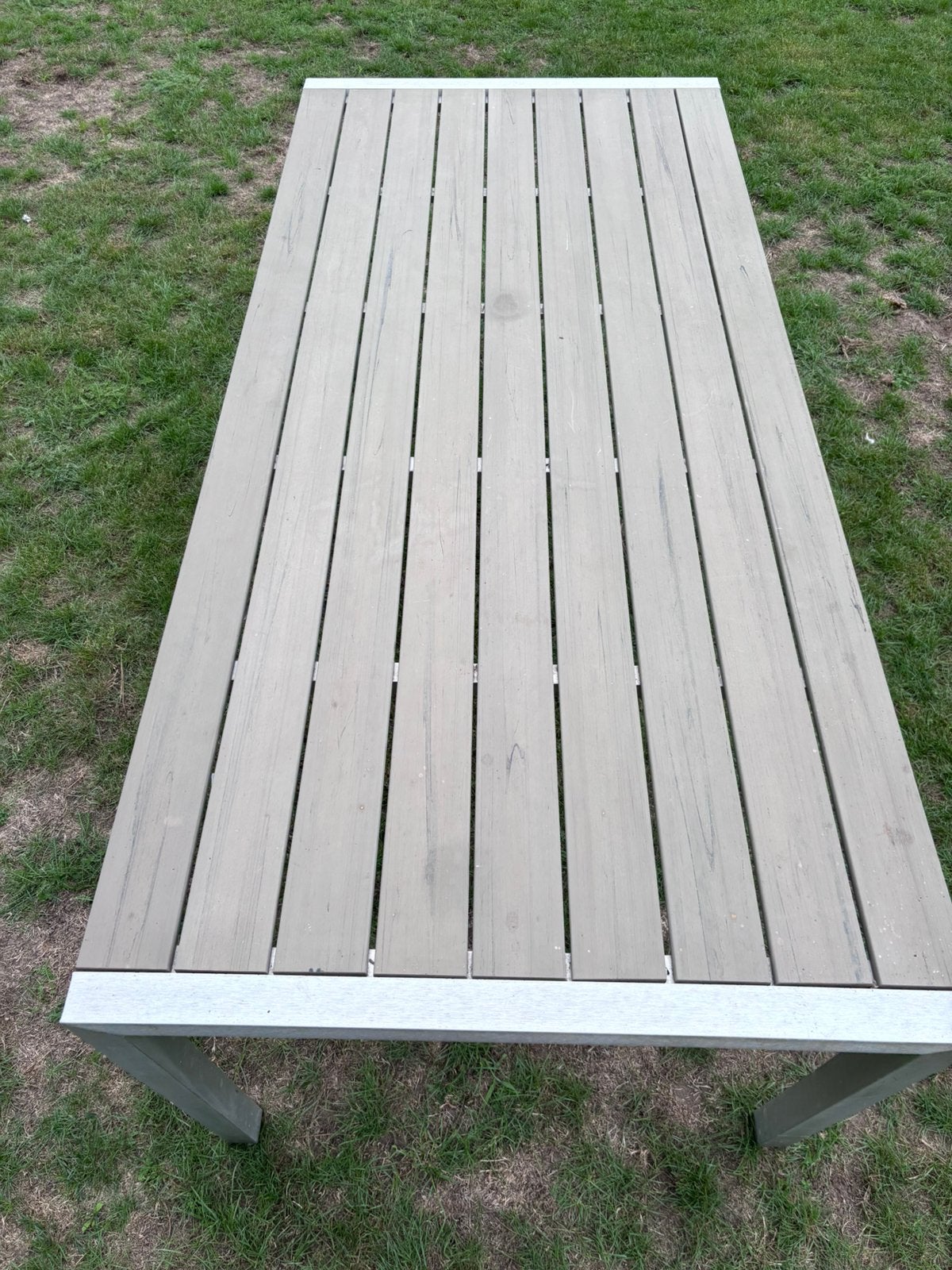 Tuintafel met of zonder 4 stoelen, Tuin en Terras, Ophalen, Gebruikt, Aluminium