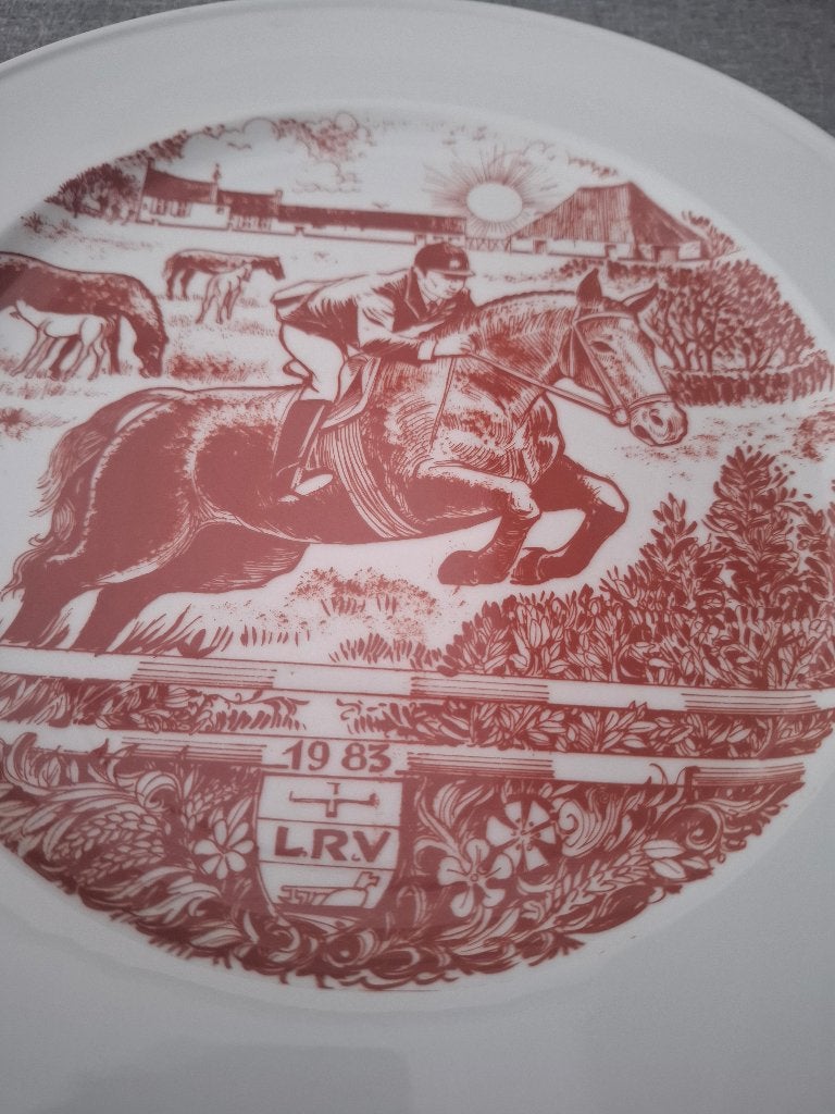 Vintage LRV herdenkingsbord 1983, Antiek en Kunst, Ophalen of Verzenden