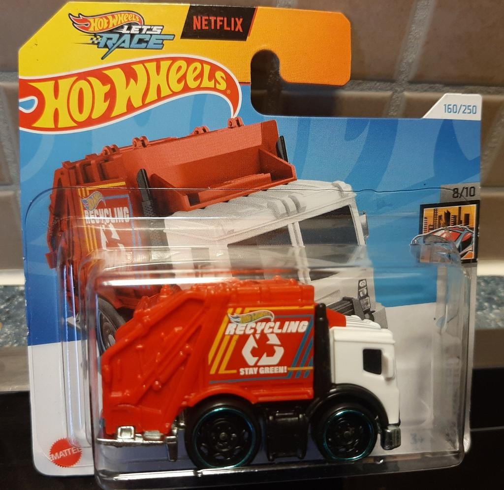 Hotwheels vuilniswagen, Hobby en Vrije tijd, Ophalen of Verzenden