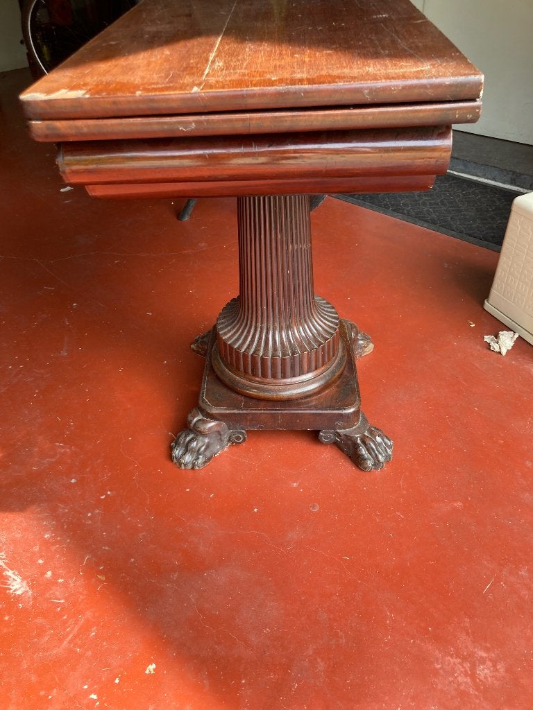 Kaarttafel, Enlèvement