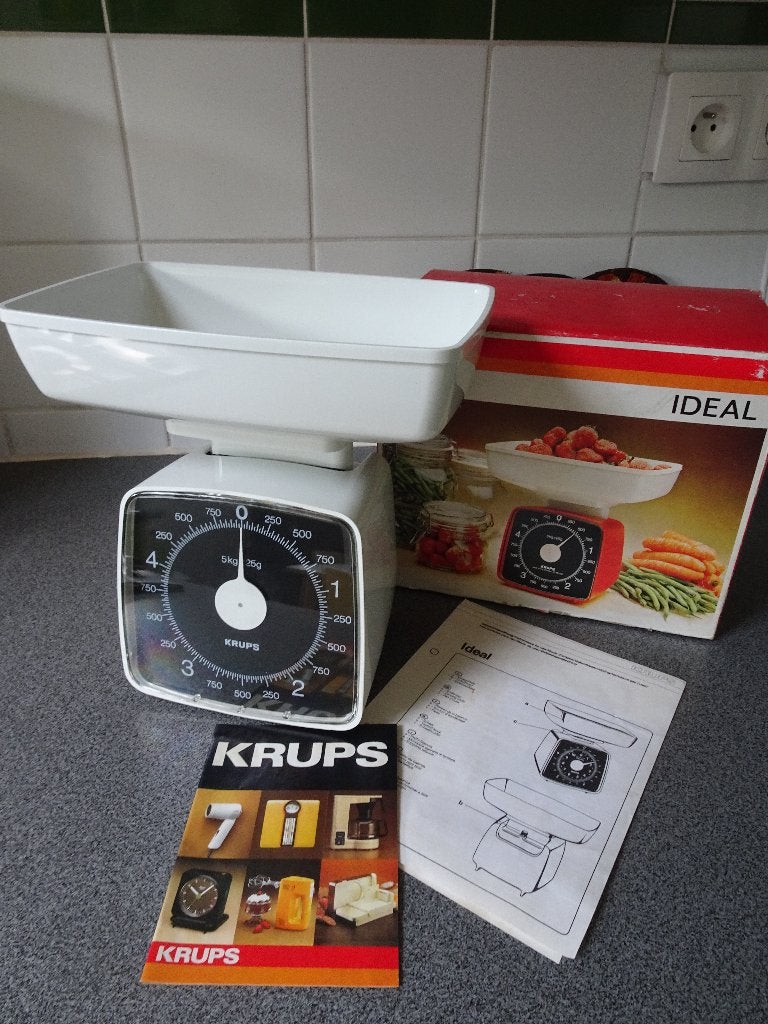 Balance de cuisine vintage Krups, Electroménager, Analogique, Enlèvement ou Envoi, Balance de cuisine, Neuf
