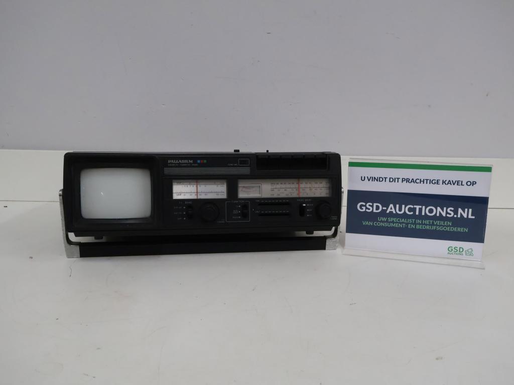 Vintage Palladium Radio/Cassette-Recorder/Kleurentelevisie