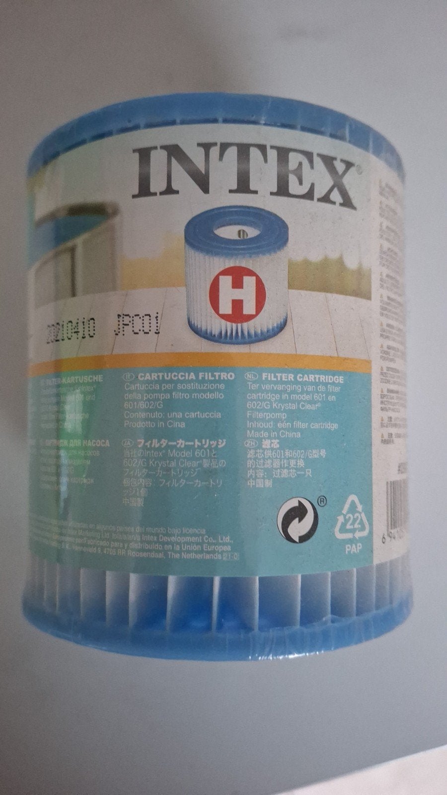 Filter H zwembad intex, Ophalen, Filter