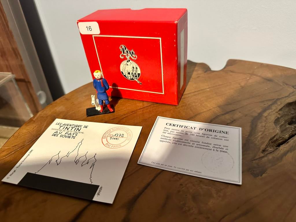 Tintin et Milou au pays de Soviets, Collections, Enlèvement ou Envoi, Tintin, Neuf, Statue ou Figurine