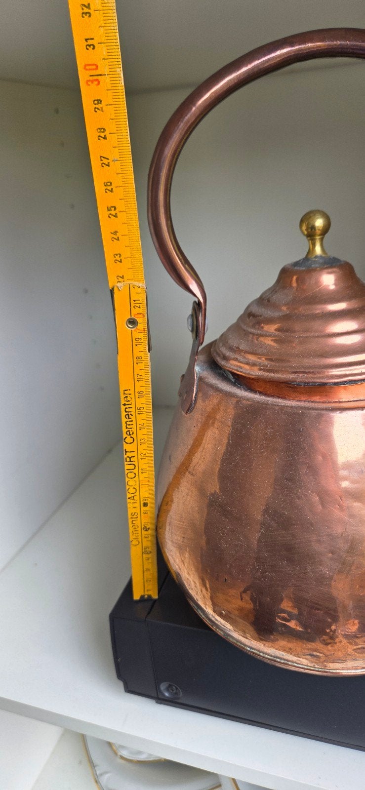 Antieke Koperen Waterketel / Theepot, Ophalen
