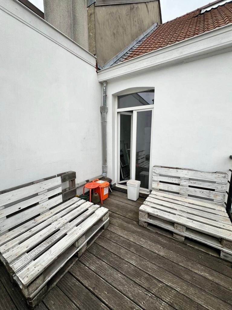 GRATUIT - Bruxelles - Palettes EPAL bois blanc, Tuin en Terras, Terrasdelen en Vlonders, Ophalen, Zo goed als nieuw, Hout
