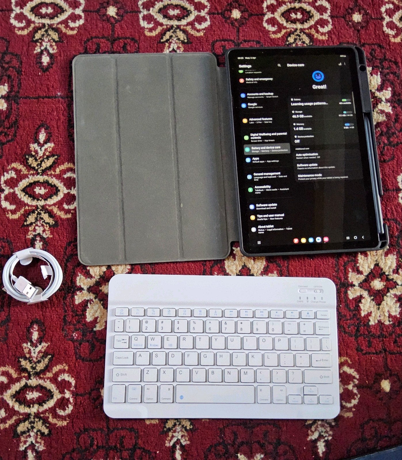 Samsung Galaxy Tab S6 Lite, presque neuf avec accessoires, Informatique & Logiciels, Android Tablettes, Enlèvement ou Envoi