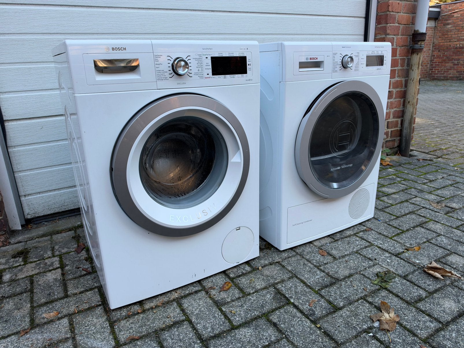 Bosch lave linge & bosch seche linge serie 8   | livraison, Electroménager, Enlèvement, Comme neuf