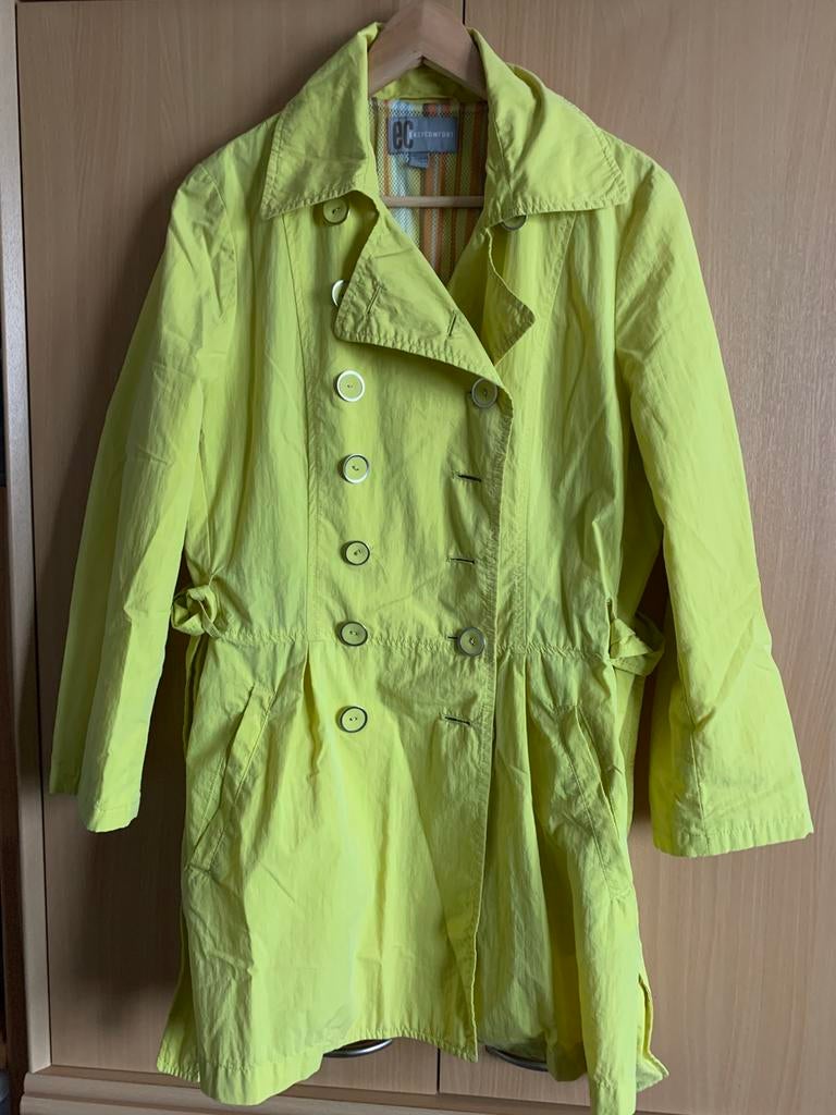 Trench-coat EC, Enlèvement, Porté, Taille 38/40 (M), Jaune