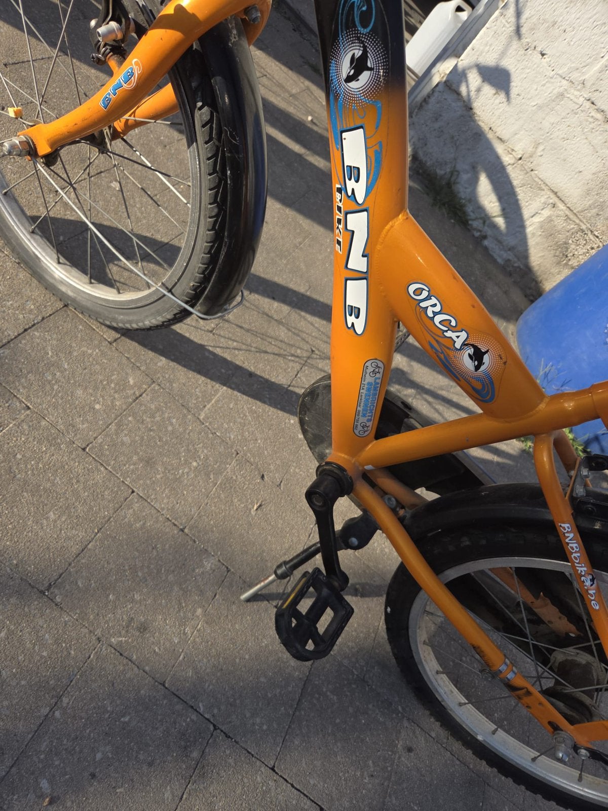 Kinder orca fiets, Fietsen en Brommers, Ophalen, Zo goed als nieuw