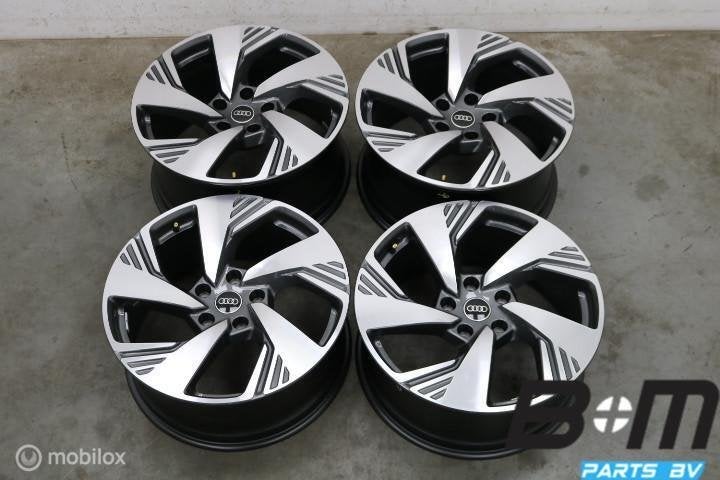 NIEUW Org 20 inch breedset S-Line velgen Audi Q6 85H601025BR, Auto-onderdelen, Gebruikt, Velg(en), Personenwagen, 20 inch