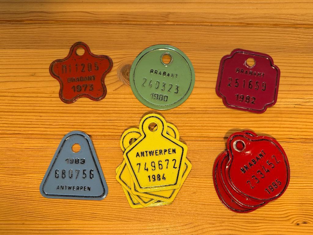 fietsplaten, Verzamelen, Retro, Ophalen