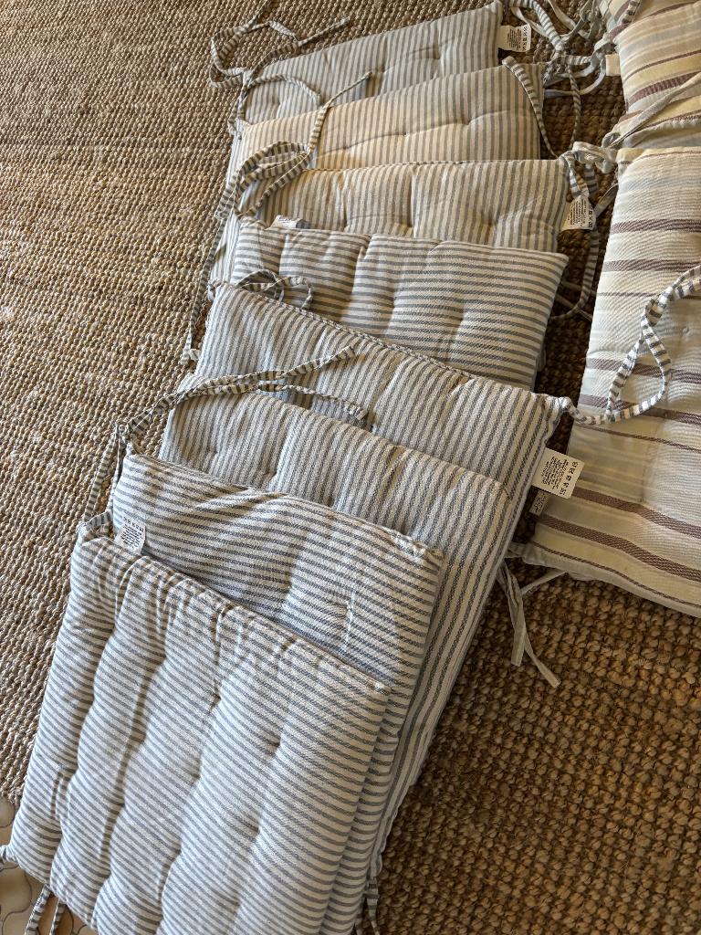 coussins galettes chaises de jardin, Enlèvement, Utilisé