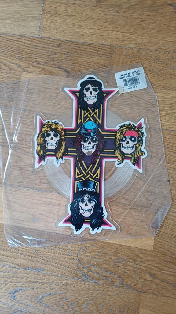 GunsN'Roses pict disc Éd  lim  Ed 1989 Sweet Child o' mine, Édition limitée, Enlèvement ou Envoi