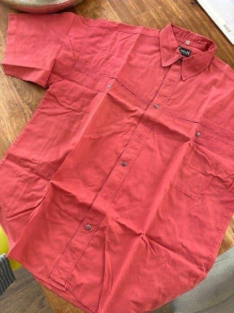Hemd vintage maat L, Kleding | Heren, Overhemden, CANAPE, Ophalen of Verzenden, Zo goed als nieuw, Halswijdte 41/42 (L)