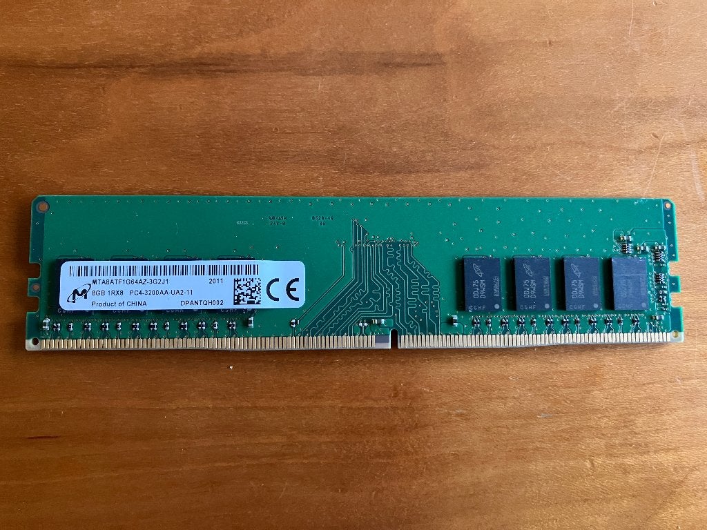 Memory Modules DDR4 8GB UDIMM 3200, Computers en Software, RAM geheugen, Gebruikt, DDR4, 8 GB, Ophalen of Verzenden