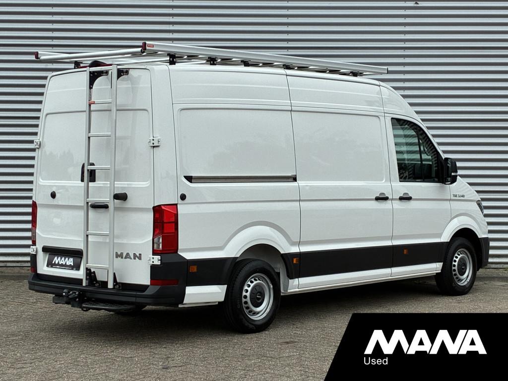 MAN TGE 35 2.0 3.140 L3H3 Automaat Cruise Imperiaal Trekhaak, Auto's, Gebruikt, 4 cilinders, Wit, Bedrijf