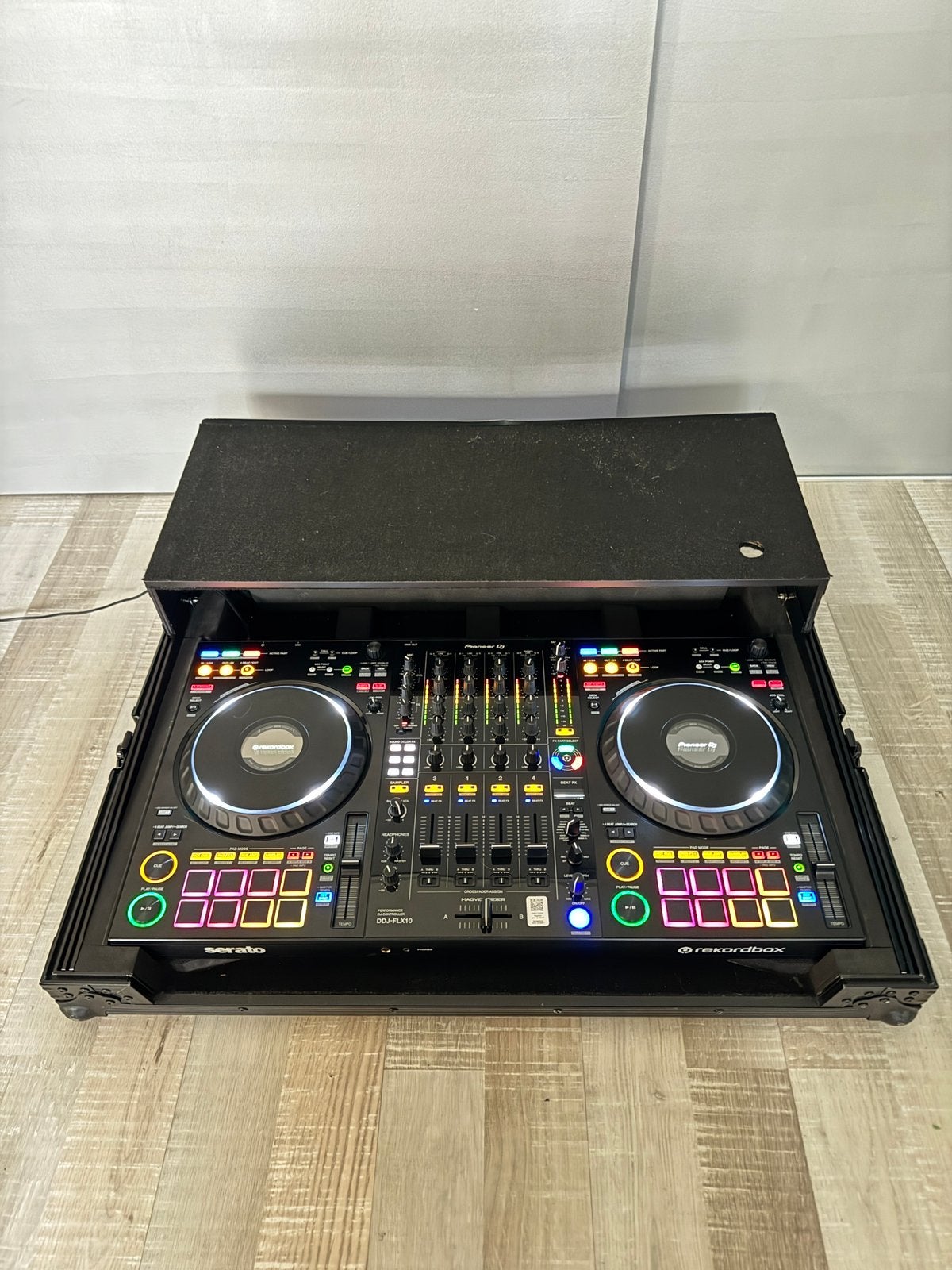 Ddj flx 10 met garantie, met flight case en laptop stand, Enlèvement, Neuf, Platine, Pioneer