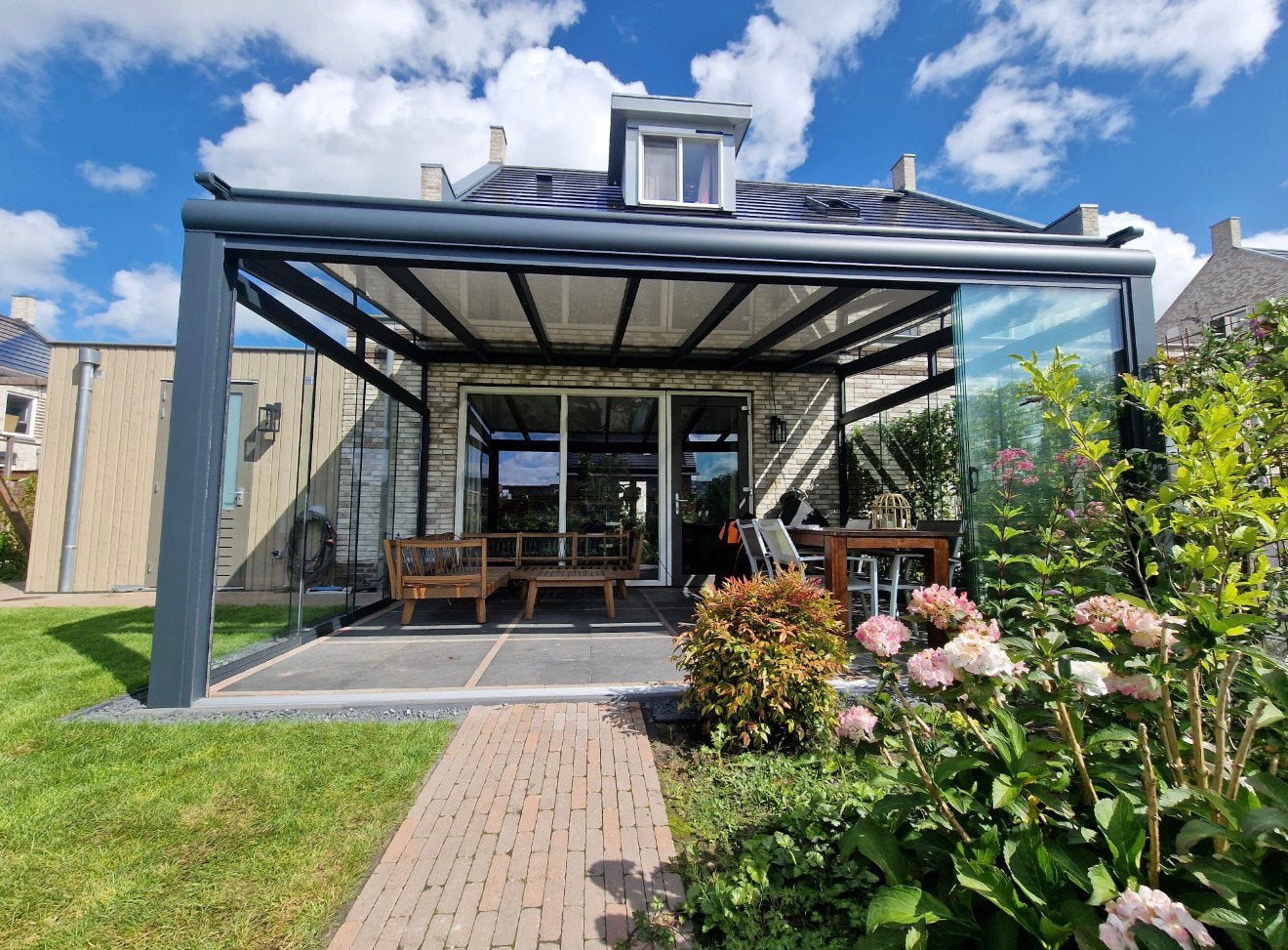 MG Veranda – Aluminium veranda’s & overkappingen op maat, Jardin & Terrasse, Verrières, Enlèvement ou Envoi, Neuf, Véranda