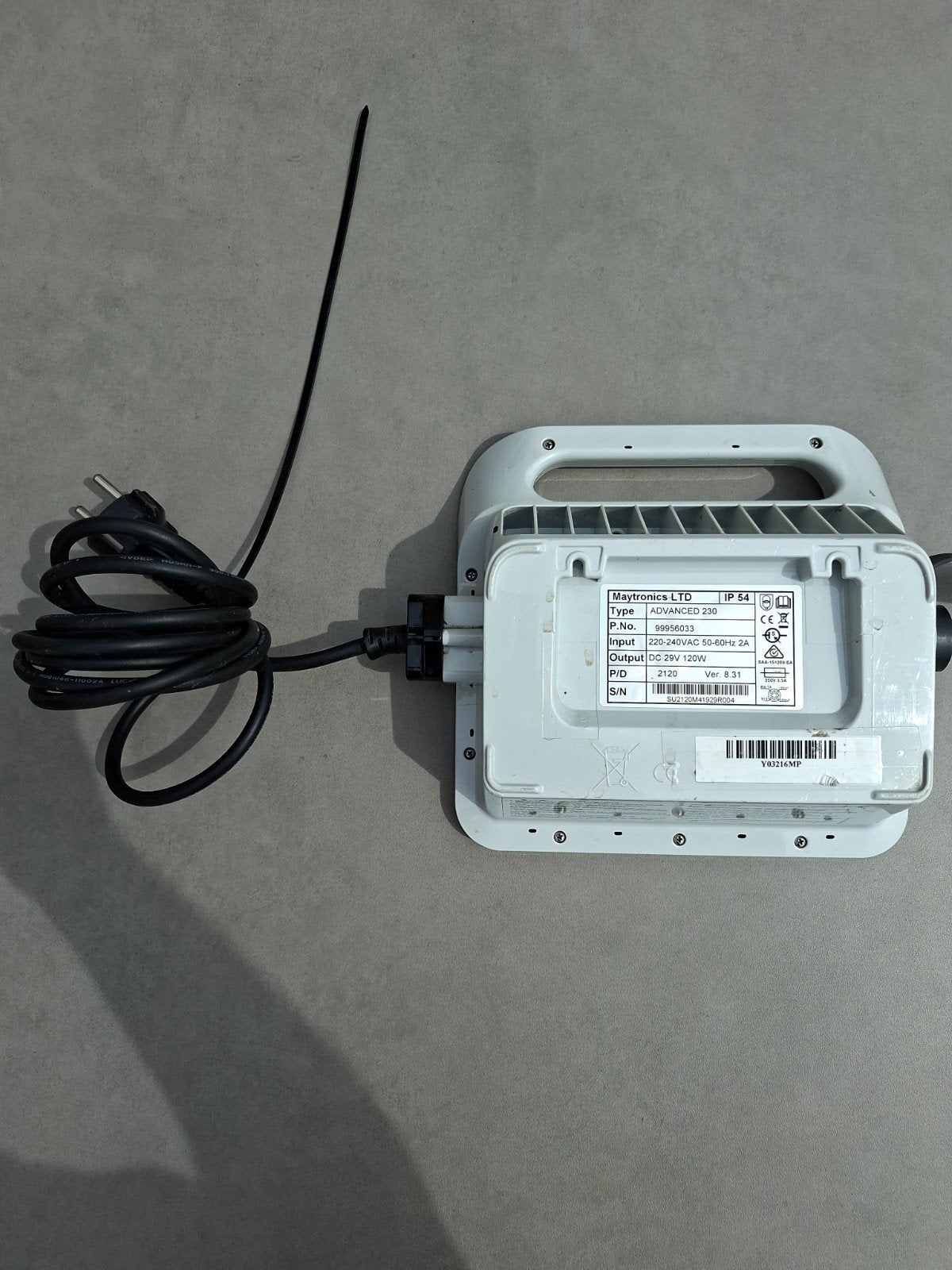 Maytronics Dolphin Advanced 230 voeding / transformator 9995, Ophalen