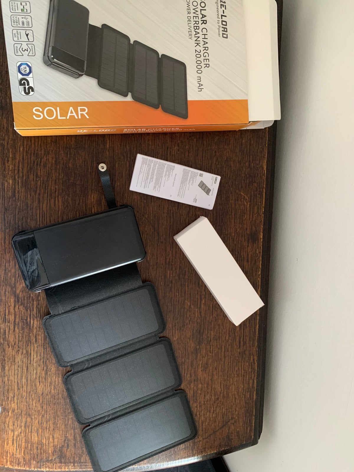 banque d'alimentation solaire, TV, Hi-fi & Vidéo, Batteries, Enlèvement, Comme neuf