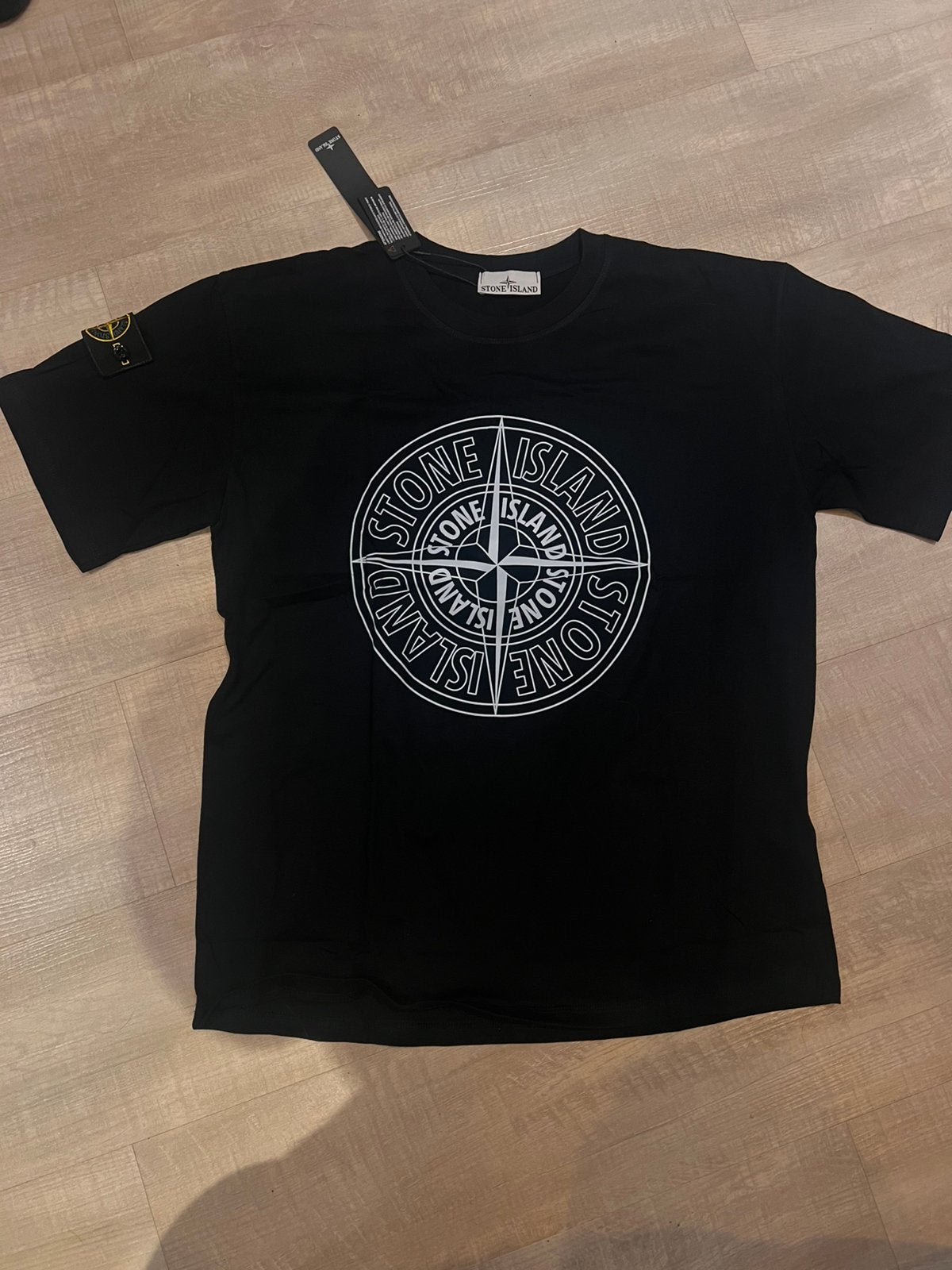 Stone Island T-Shirt L, Enlèvement ou Envoi, Neuf, Taille 52/54 (L), Noir