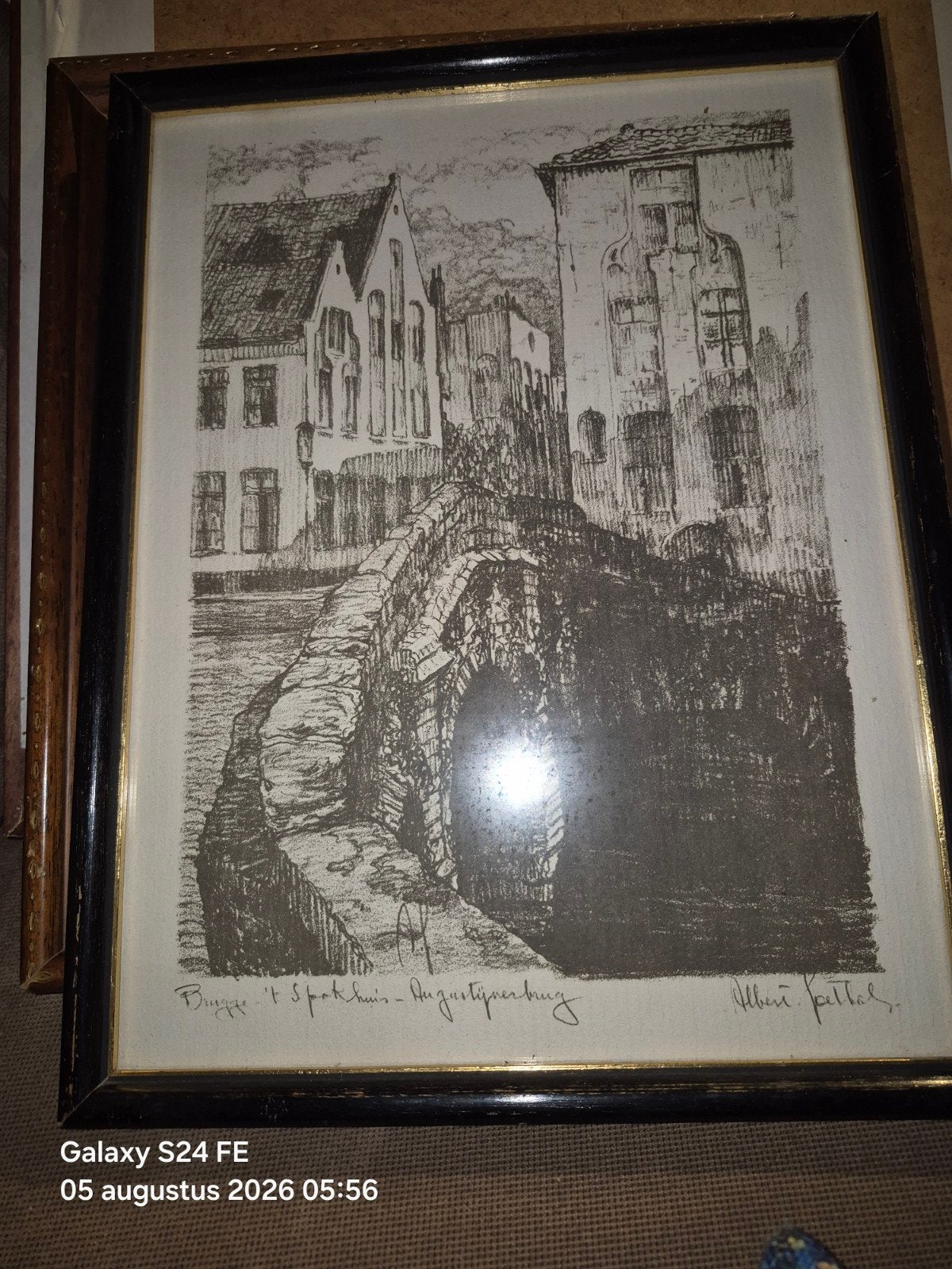 brugge, Antiek en Kunst, Ophalen of Verzenden, Ets