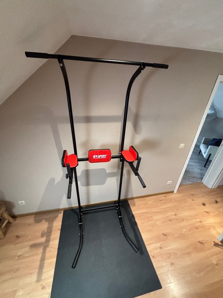 Multifunctionele toren voor krachttraining - K-SPORT, Ophalen, Zo goed als nieuw, Armen, Push-up steun