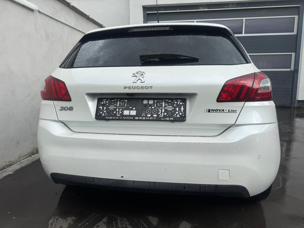 Peugeot 308 facelift 2020 – 1.2 benzine – Allure niveau, Auto's, Peugeot, Voorwielaandrijving, Stof, Wit, Bedrijf