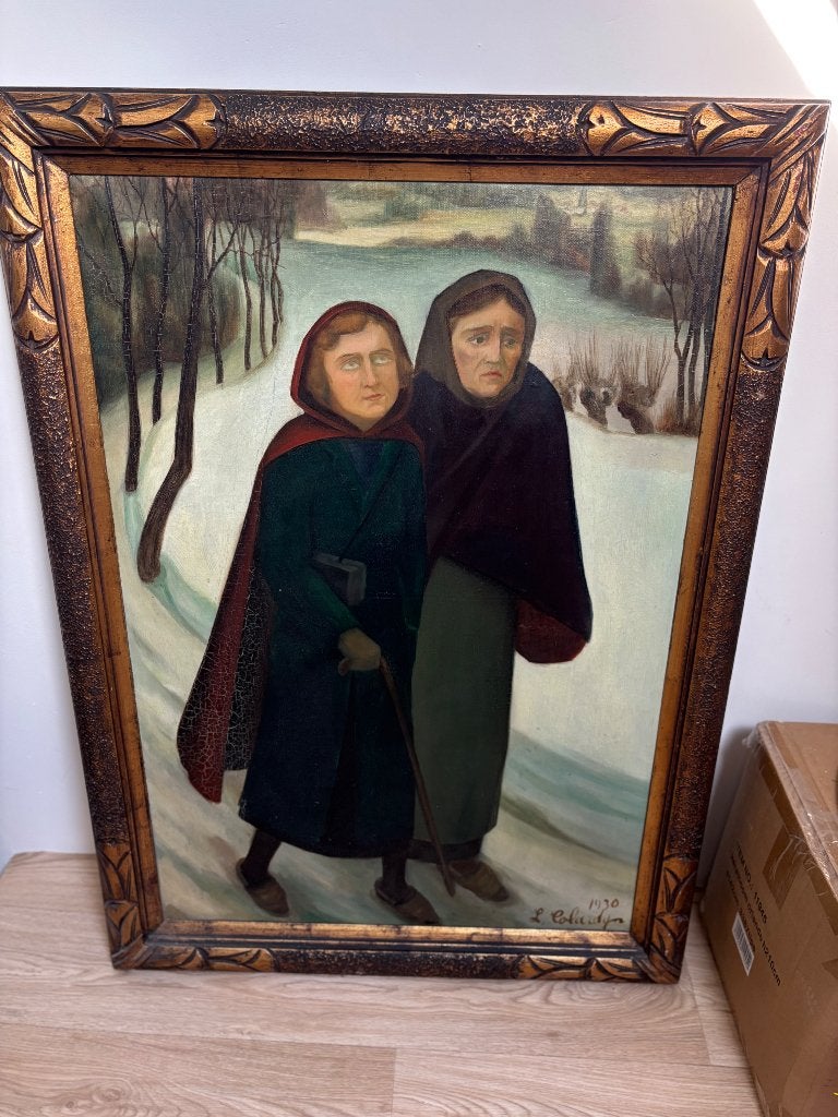 Lieven Colardyn, Antiek en Kunst, Ophalen, Klassiek, Gesigneerd, Portret of Personen