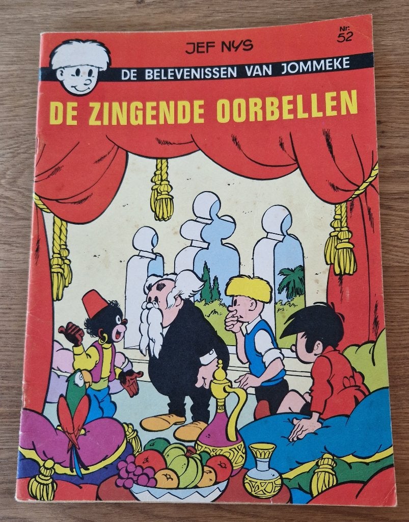 Jommeke - De zingende oorbellen - 52 - 1e druk(1972) - Strip, Livres, BD, Comme neuf, Une BD, Enlèvement ou Envoi