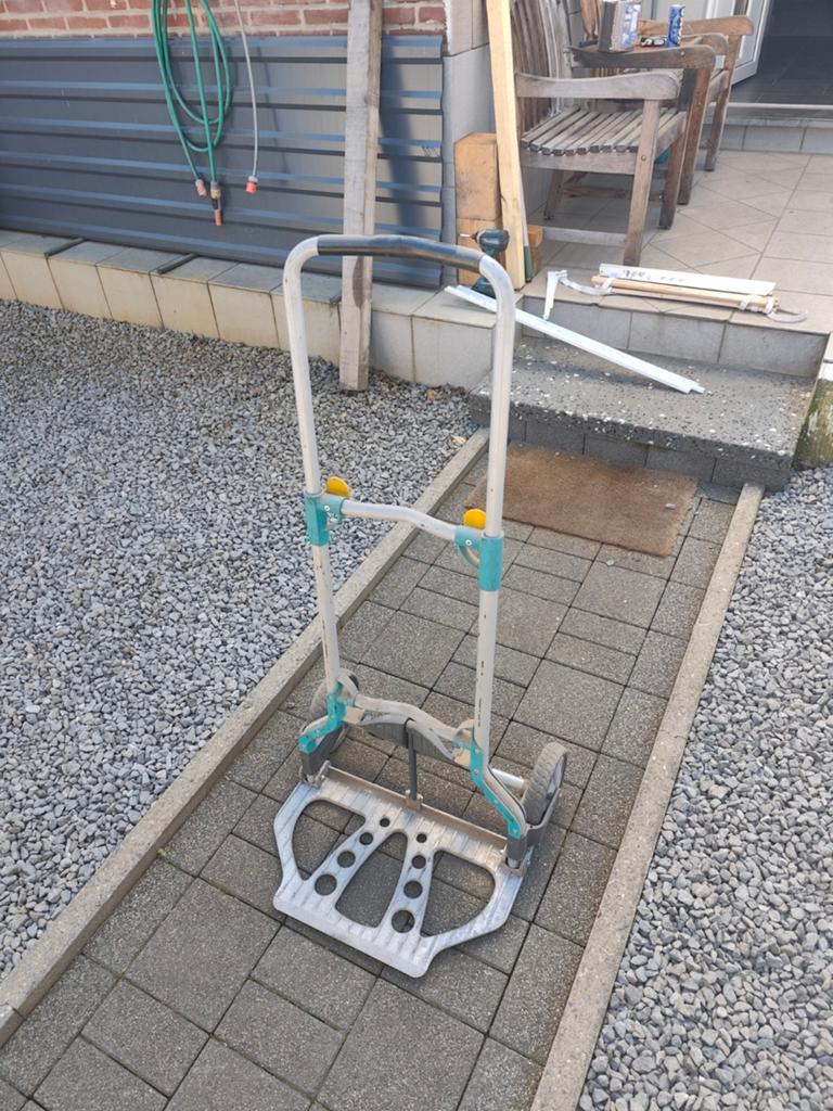 Wolfcraft ts800 steekwagen, Doe-het-zelf en Bouw, Transportwagens, 80 tot 100 liter, Ophalen, Zo goed als nieuw, Steekwagen