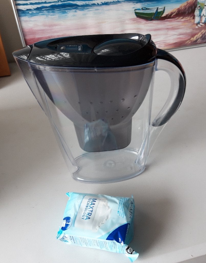 Waterfilterkan BRITA (Blauw) Nieuw, Ophalen of Verzenden, Nieuw, Blauw