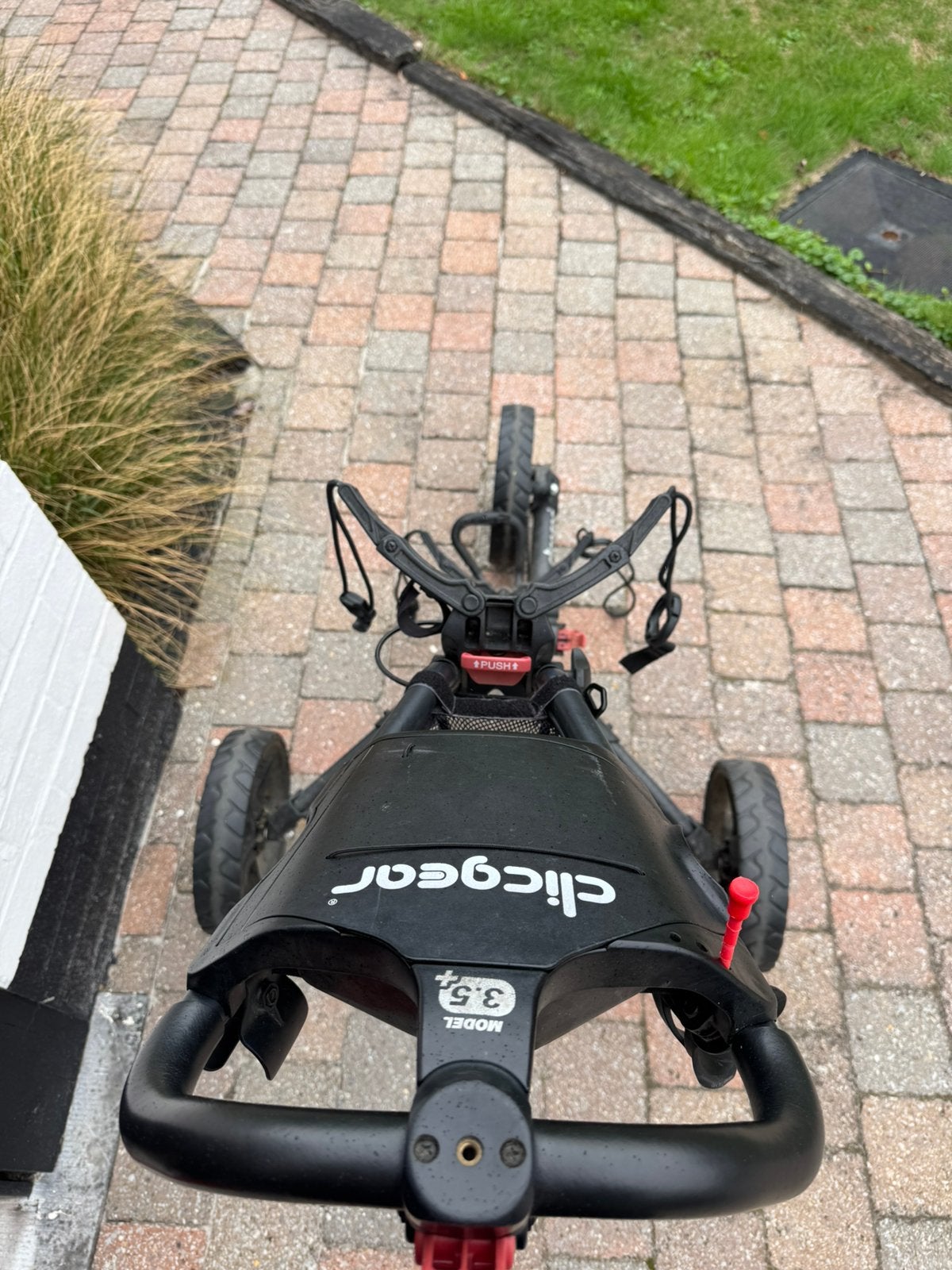Chariot pliable de golf plus moufles d’hiver, Enlèvement, Utilisé