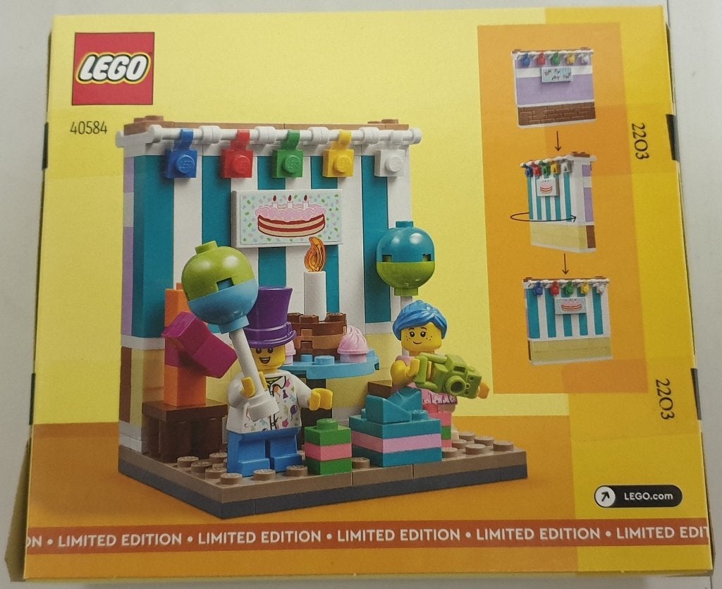 LEGO 40584 Verjaardagsdiorama - NIEUW & SEALED, Inclusief accessoires, Overige thema's, Lego, Nieuw