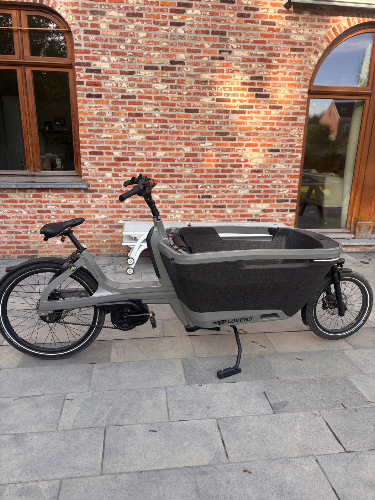 bakfiets  lovens explorer 85, Fietsen en Brommers, Elektrisch, Zo goed als nieuw, 2 kinderen, Schijfrem