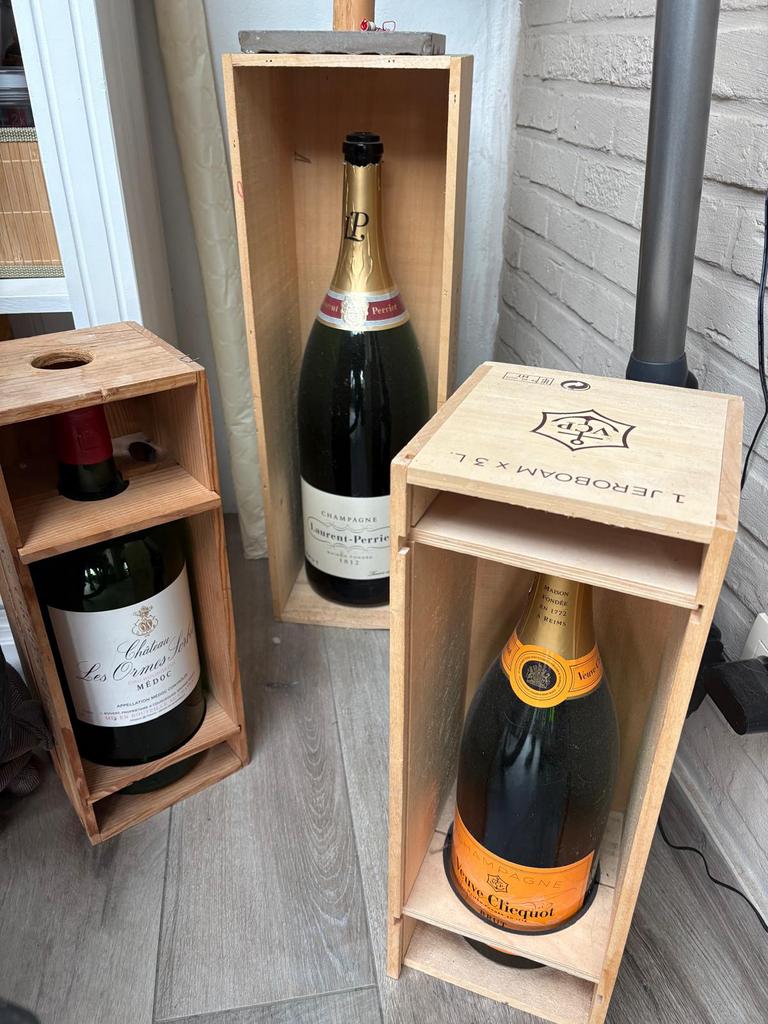 Lege Magnumflessen, Huis en Inrichting, Ophalen, Zo goed als nieuw