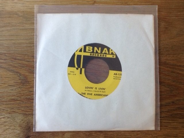 single the five americans, Enlèvement ou Envoi, Rock et Metal, Housse de protection extérieure, 7 inch