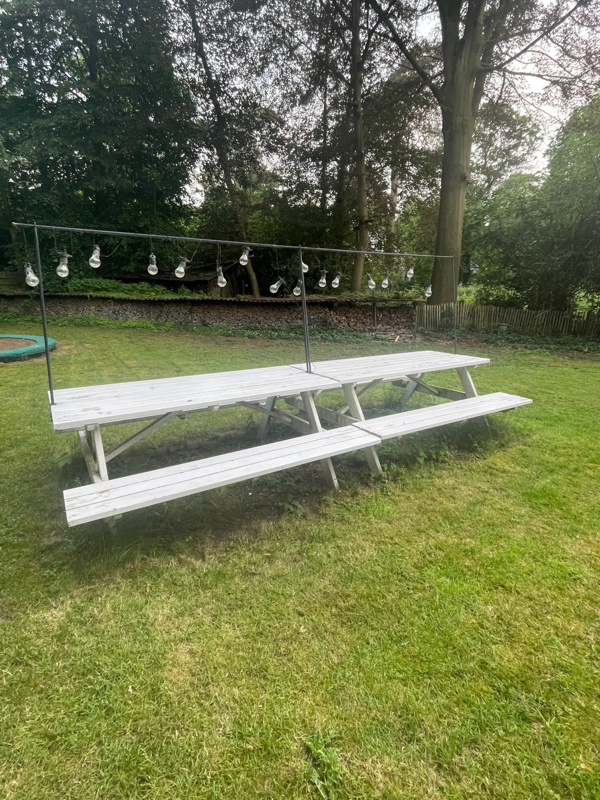 Picknicktafel, Ophalen, Gebruikt, Hout, Inklapbaar