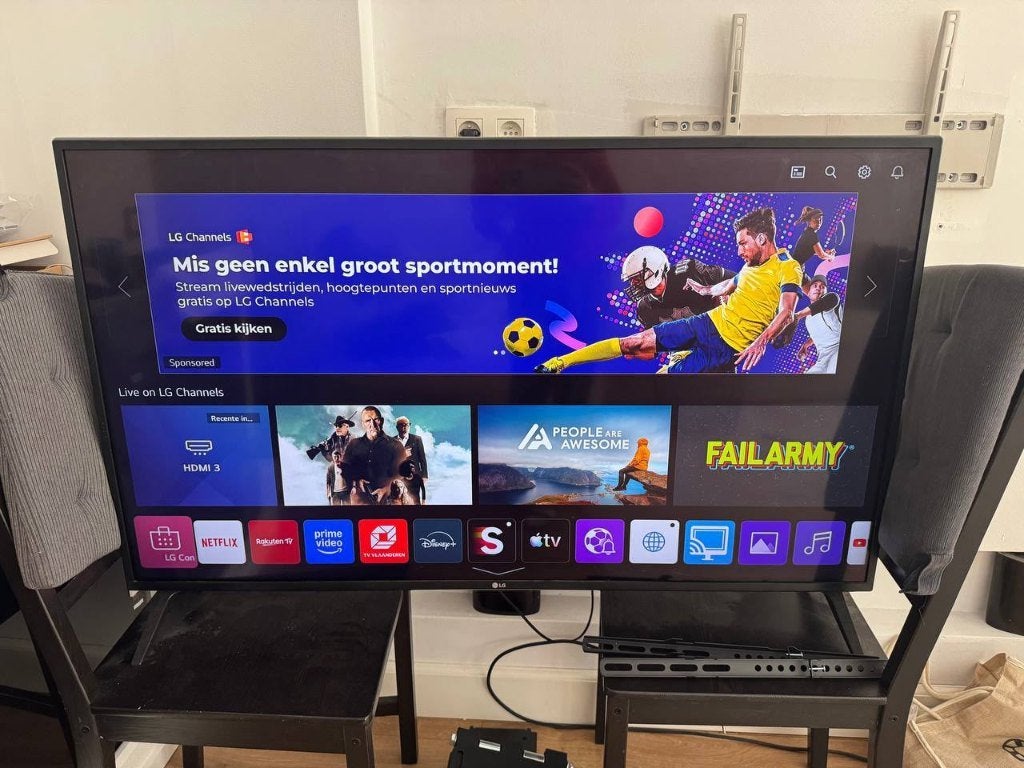LG smart TV 49 inch, TV, Hi-fi & Vidéo, LED, Enlèvement, Utilisé, 100 cm ou plus
