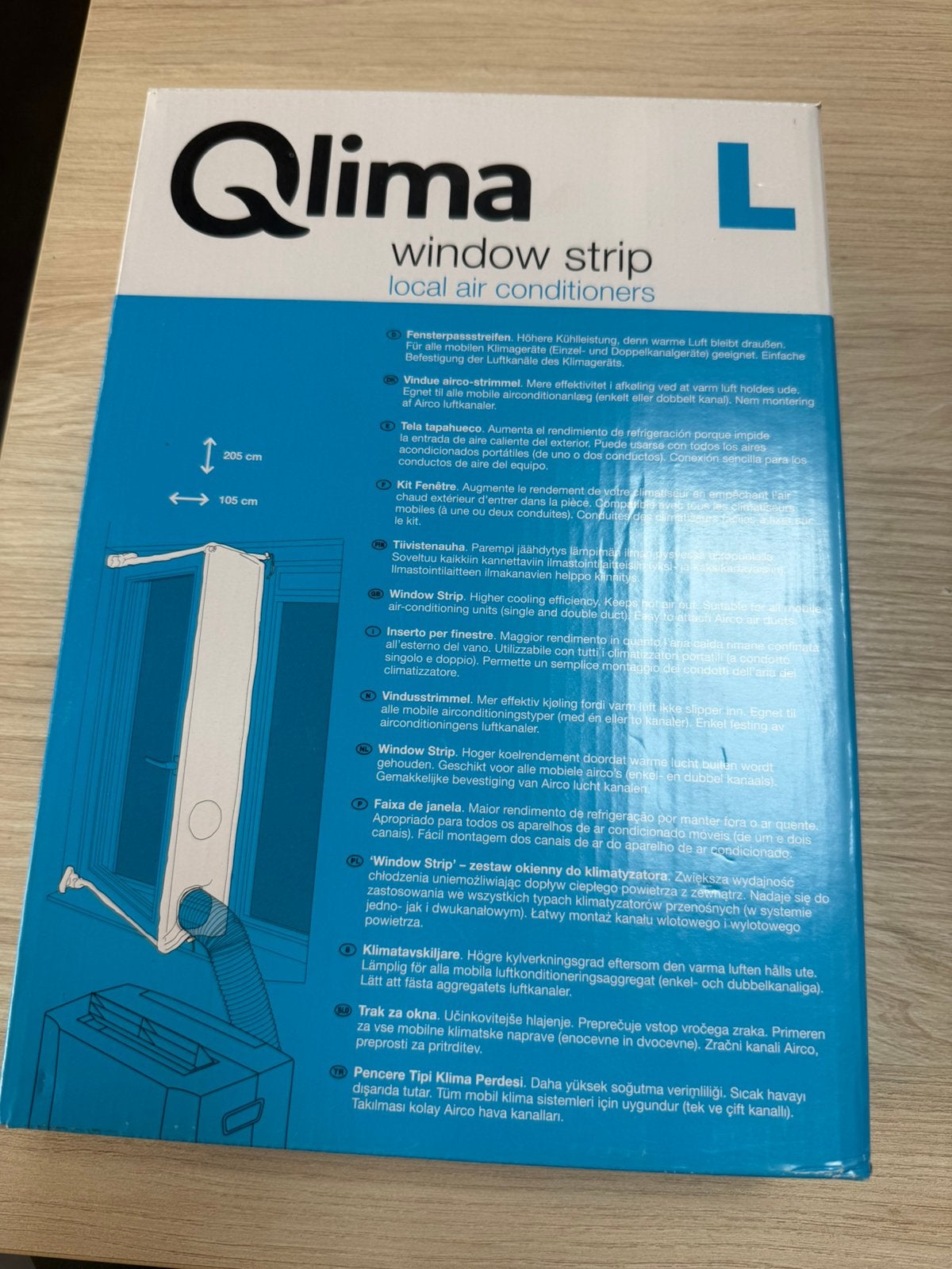 Qlima raamafdichting kit small, Enlèvement, Comme neuf