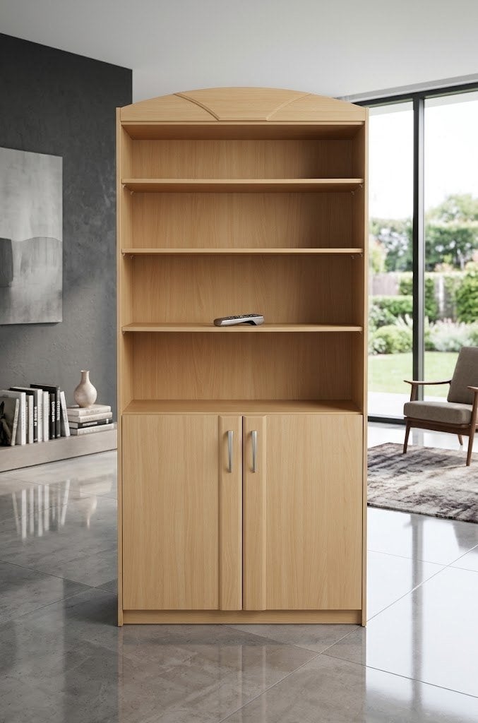 URGENT MEUBLE IMITATION BOIS CLAIR, Maison & Meubles, 25 à 50 cm, Enlèvement, Utilisé, Autres essences de bois