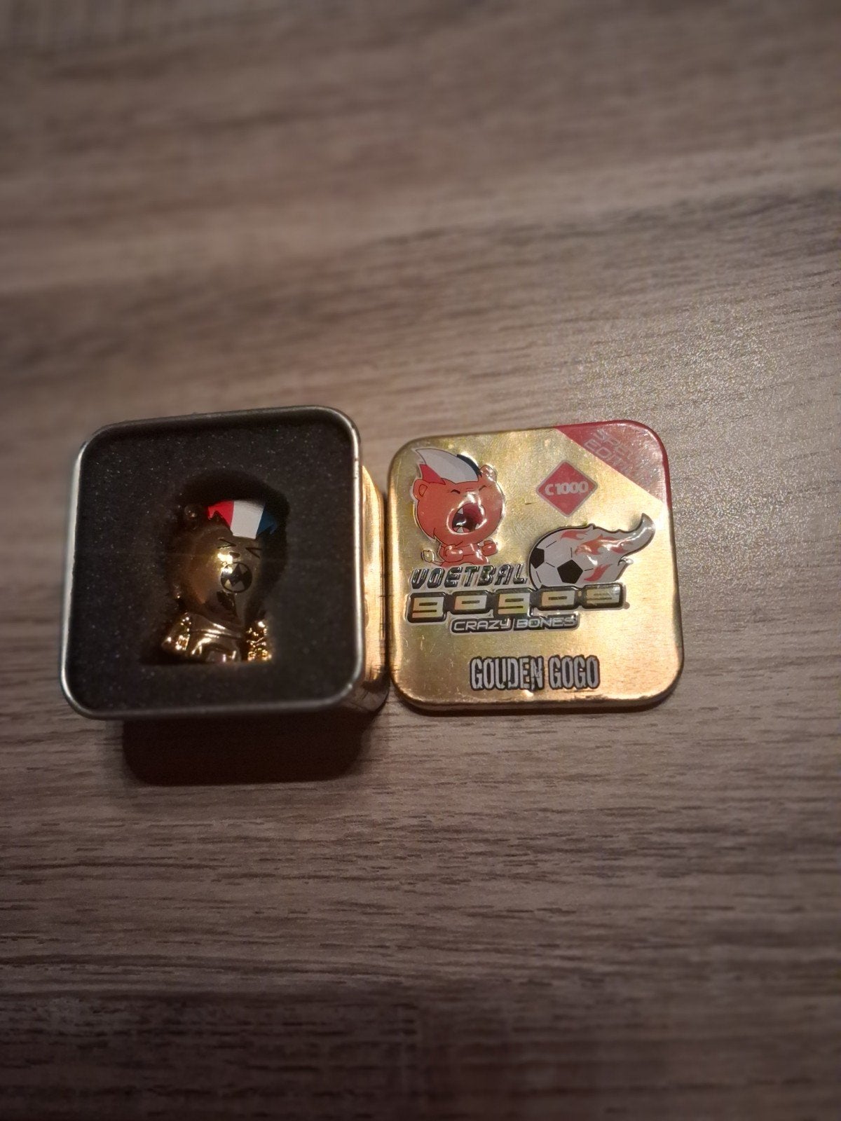 Gouden Gogo met Doosje., Enlèvement