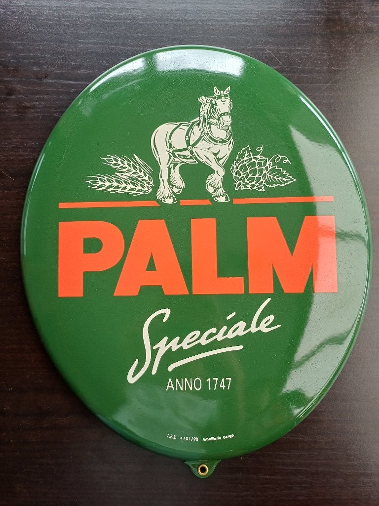 Reclamebord Palm (Emaille), Verzamelen, Ophalen, Nieuw, Reclamebord, Plaat of Schild, Palm