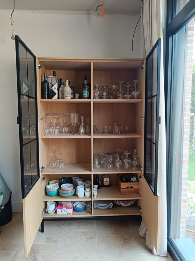Vitrinekast met verlichting, Huis en Inrichting, Ophalen