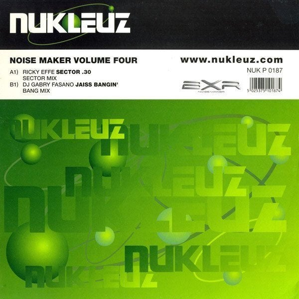 Ricky Effe / Gabry Fasano - Noise Maker Volume Four, Ophalen of Verzenden, Gebruikt, 12 inch, Trance