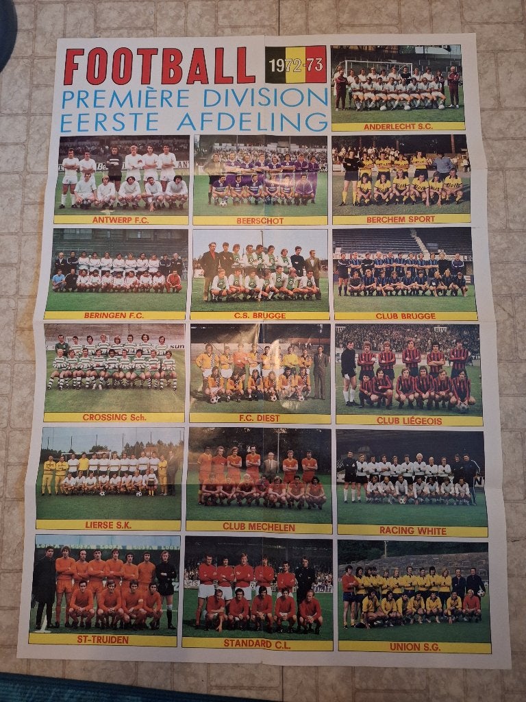 Panini-poster 1972-73, perfecte staat, Verzamelen, Ophalen of Verzenden