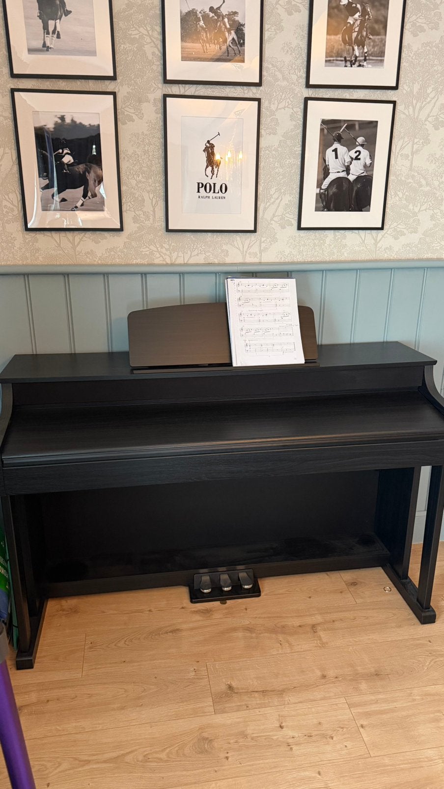 Piano thomann dp95 + piano stoel, Muziek en Instrumenten, Piano's, Ophalen, Zo goed als nieuw, Zwart, Piano